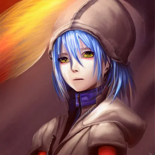 Image similar to rimuru tempest, tensei shitara slime datta ken, super highly detailed, professional digital painting, concept art, sharp focus, extreme illustration, unreal engine 5, photorealism, hd quality, 8 k resolution, art nouveau, black hoodie, cuffed sleeves, cinematic, art by artgerm, yoshitaka amano and junji ito