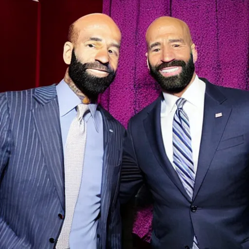 Image similar to (((joe biden))) meets !!!joe budden!!! famous rapper joe budden. radio host joe budden. budden budden budden