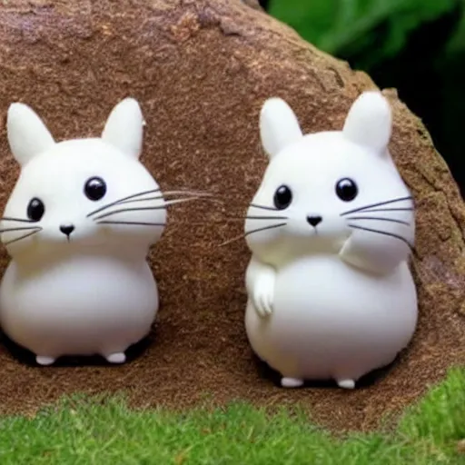 Image similar to a calico critters that looks like totoro