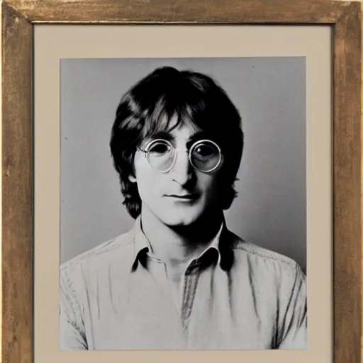 Image similar to romanticera portrait of john lennon