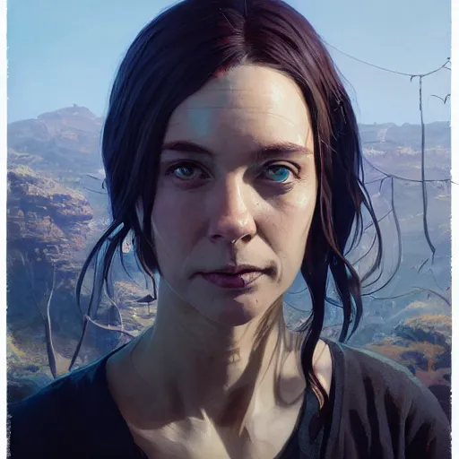 Prompt: highly detailed portrait, eldritch woman, in gta v, stephen bliss, unreal engine, fantasy art by greg rutkowski, loish, rhads, ferdinand knab, makoto shinkai and lois van baarle, ilya kuvshinov, rossdraws, tom bagshaw, global illumination, radiant light, detailed and intricate environment