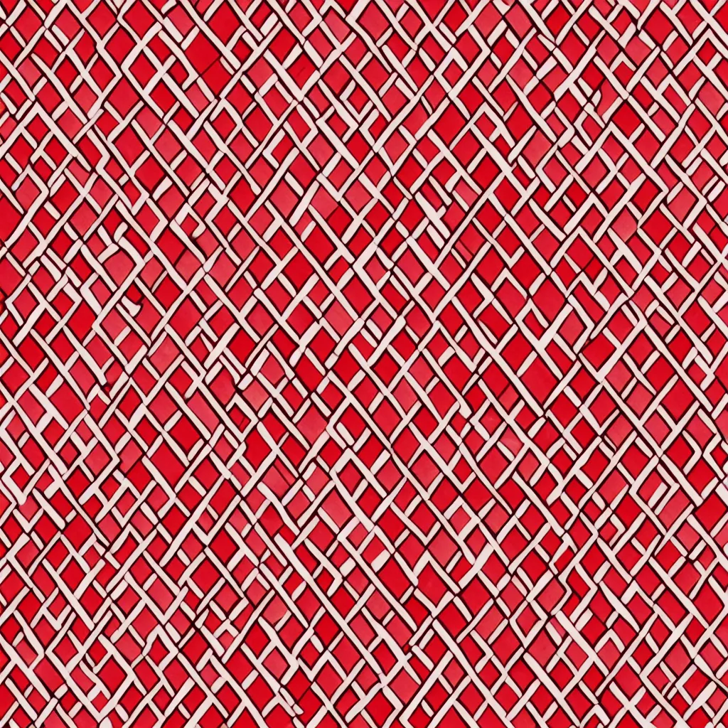Prompt: red and white symmetric triangles texture, 4k