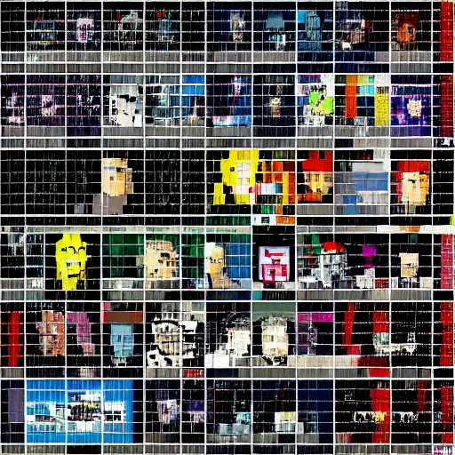 Prompt: Eminem albums pixel art