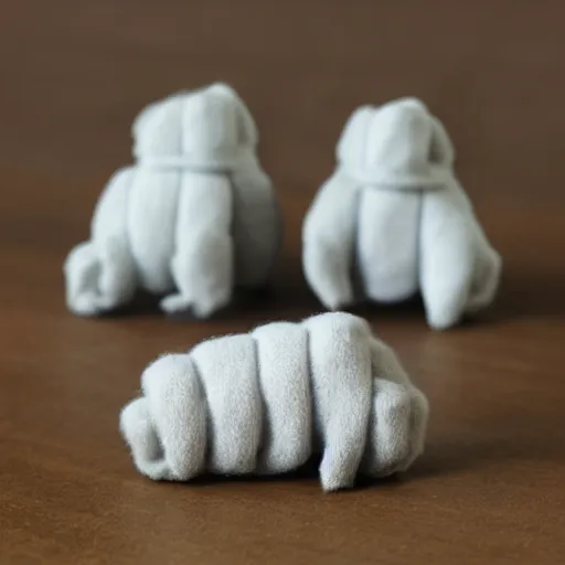 Image similar to tardigrade made of cotton