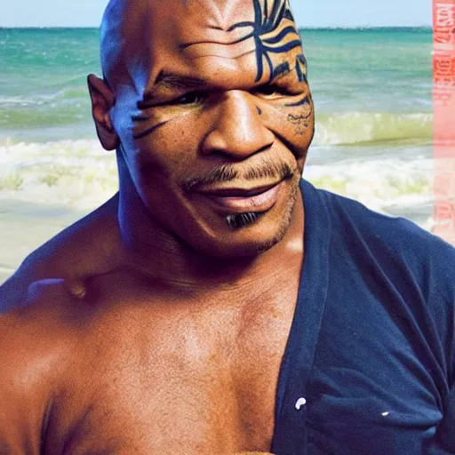 Image similar to mike tyson is a fish