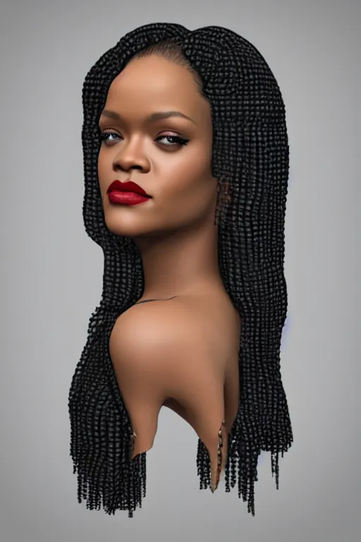 Image similar to Rihanna 3d head model