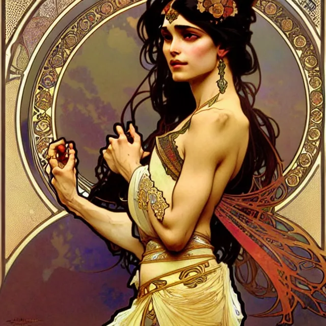 Image similar to a persian princess, art by alphonse mucha and greg rutkowski, elegant, extremely detailed