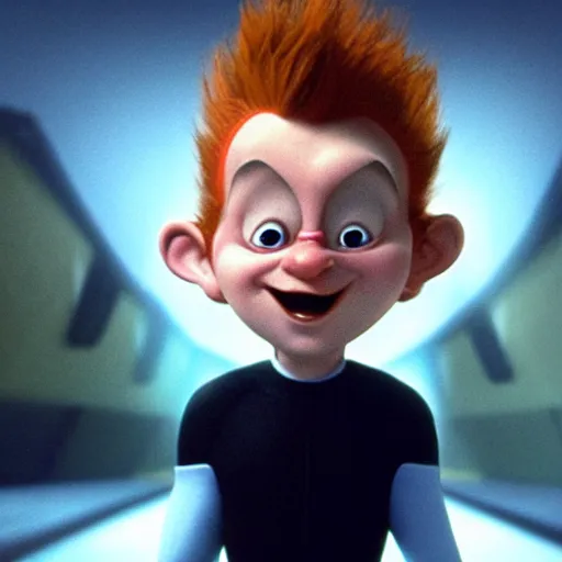 Image similar to syndrome from the incredibles in rudolph the red nosed reindeer