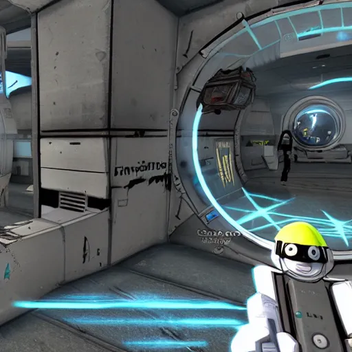 Prompt: portal 2 easter egg