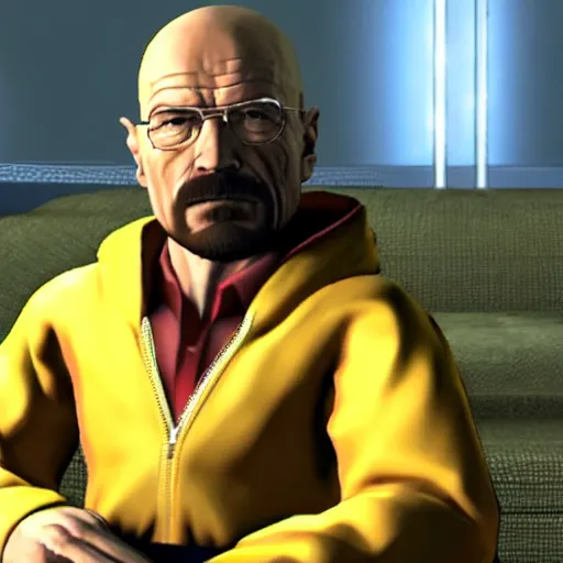 Image similar to Walter White in Super Smash Bros