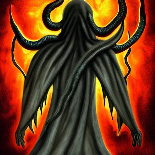 Image similar to lovecraftian soul reaper