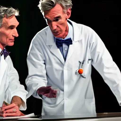 Image similar to bill nye executing dr oz