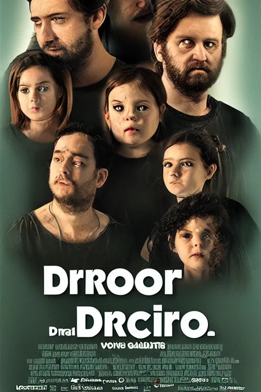 Image similar to movie poster for drongo, drongo text