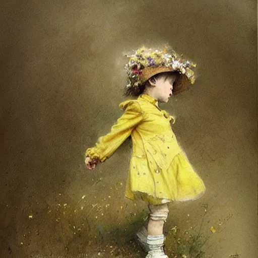 Image similar to ( ( ( ( ( yellow brick road. muted colors. ) ) ) ) ) by jean - baptiste monge!!!!!!!!!!!!!!!!!!!!!!!!!!!