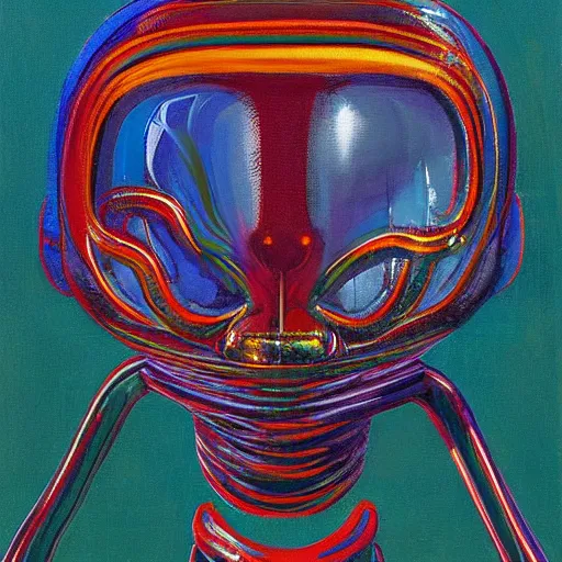 Image similar to alien by wayne thiebaud