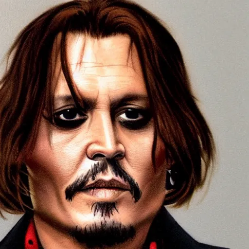 Image similar to johnny depp's face on us dollor