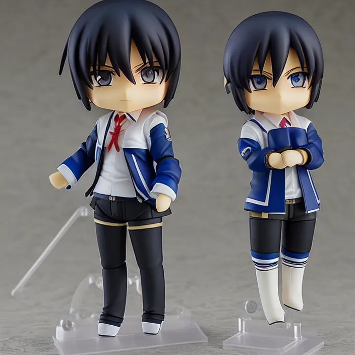 Image similar to takumi fujiwara, an anime nendoroid of takumi fujiwara, figurine, detailed product photo