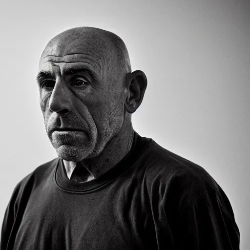 Prompt: a 5 5 mm photo portrait of a joe rogan turning 8 8, cinematic lighting, sharp focus, photography of the year by steve mccurry