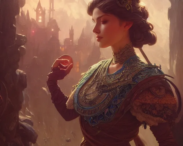 Image similar to photography of frank tinsley, deep focus, d & d, fantasy, intricate, elegant, highly detailed, digital painting, artstation, concept art, matte, sharp focus, illustration, hearthstone, art by artgerm and greg rutkowski and alphonse mucha