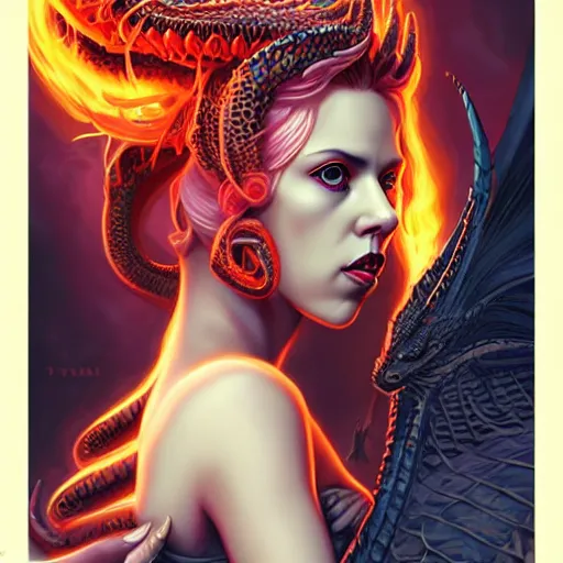 demonic female demon hell portrait of scarlett | Stable Diffusion | OpenArt