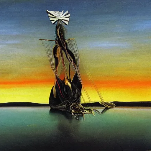 Image similar to wal - e painted by salvador dali