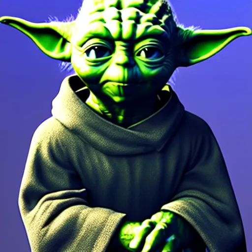 Image similar to yoda wearing a star trek uniform, photorealistic , 8k