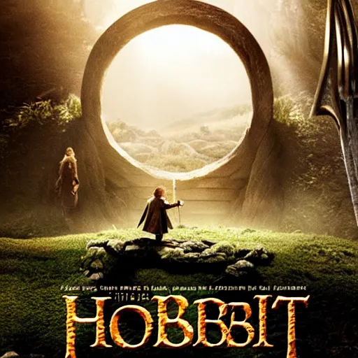 Prompt: hobbit movie poster