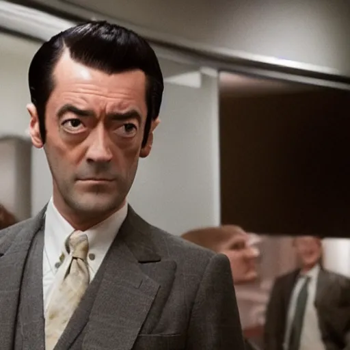 Prompt: still of lupin the third in mad men