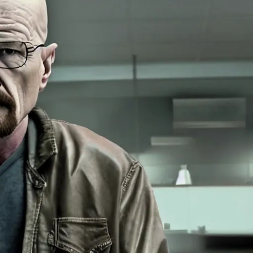 Image similar to Walter White in sons of anarchy 4K quality super realistic