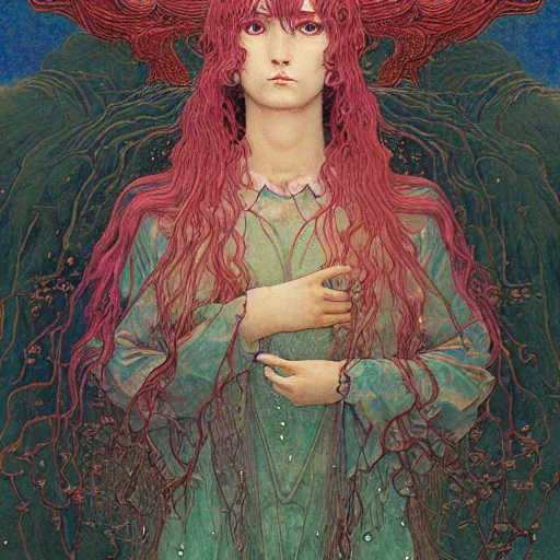 Prompt: A young Sakura from Cardcaptor Sakura pre-raphaelite defined colours , Ivan Bilibin, Austin Osman Spare, high quality, ultra detailed. Beksinski painting, art by Takato Yamamoto. masterpiece, oil on canvas painting, pixelart, pixel sorting, datamosh, glitch. carl spitzweg moebius and tuomas korpi. baroque elements. baroque element. intricate artwork by caravaggio. Oil painting. 3d rendered in octane. cinematin, pixiv, unreal5, 8k