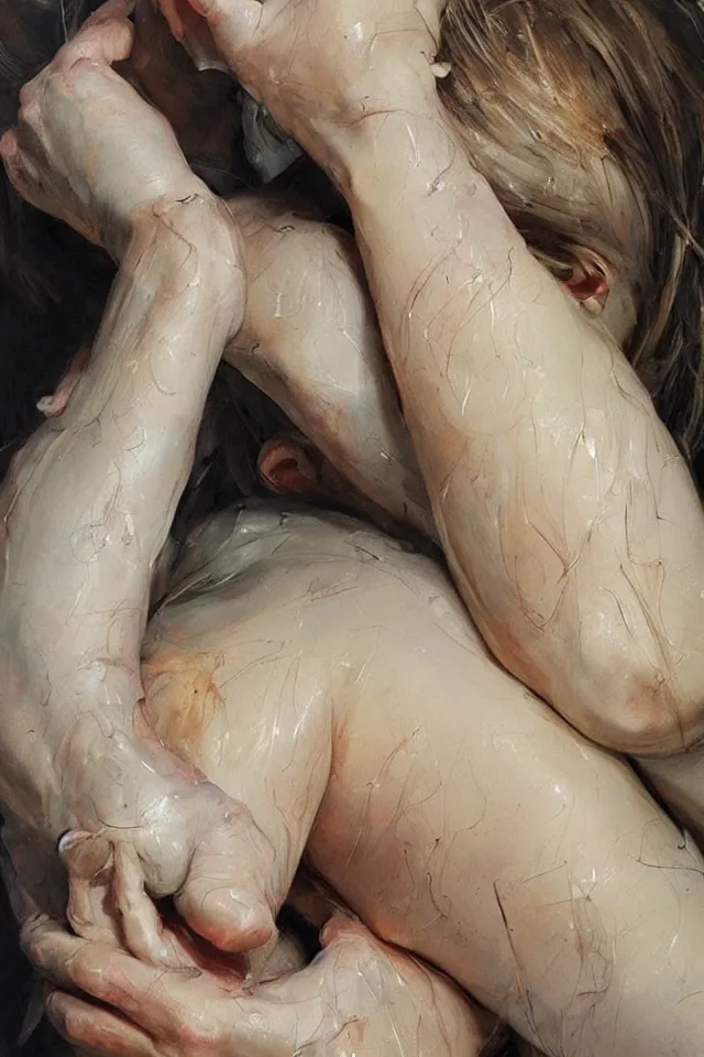 Image similar to iphone wallpaper lock screen wallpaper, by jenny saville, hd, highly detailed, masterful artwork