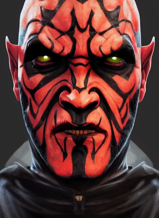 Prompt: highly detailed portrait darth maul with yellow eyes in gta v, unreal engine, fantasy art by greg rutkowski, global illumination, radiant light