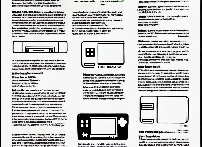 Image similar to a page form an nes manual