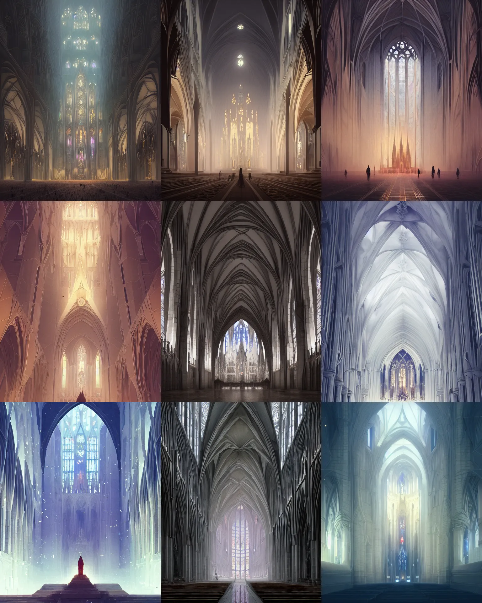 Prompt: polygonal cathedral, light dust, magnificent, close up, details, sharp focus, elegant, highly detailed, illustration, by Jordan Grimmer and greg rutkowski and PiNe(パイネ) and 薯子Imoko and 香川悠作 and wlop and maya takamura, intricate, beautiful, Trending artstation, pixiv, digital Art