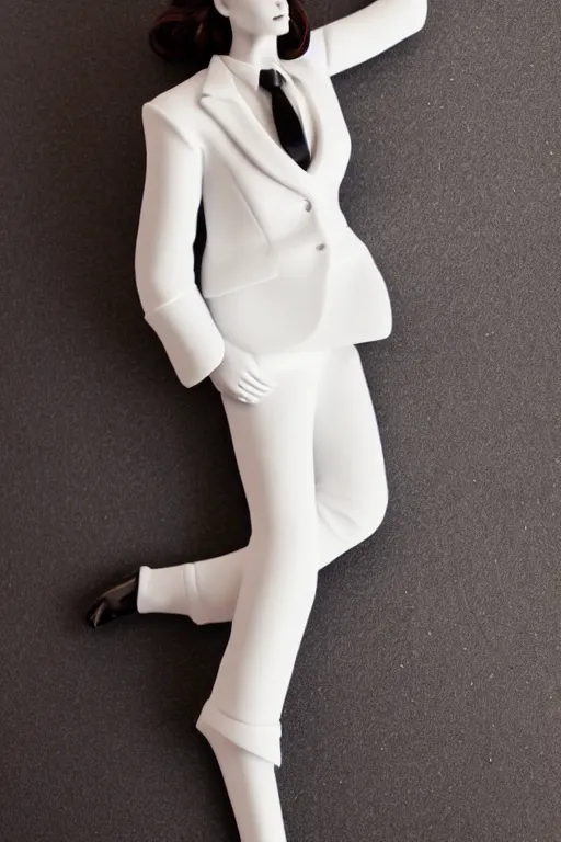 Prompt: beautiful white russian female model, formal business suit, sensual, studio lighting, trending on instagram, full body, detailed and intricate, super detailed