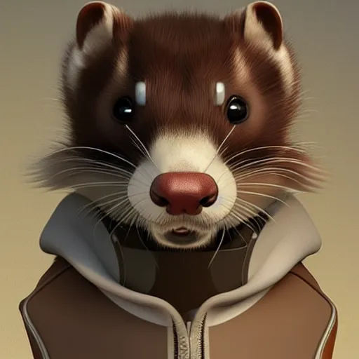 Image similar to a anthropomorphic ferret is walter white, hyperdetailed, artstation, cgsociety, 8 k