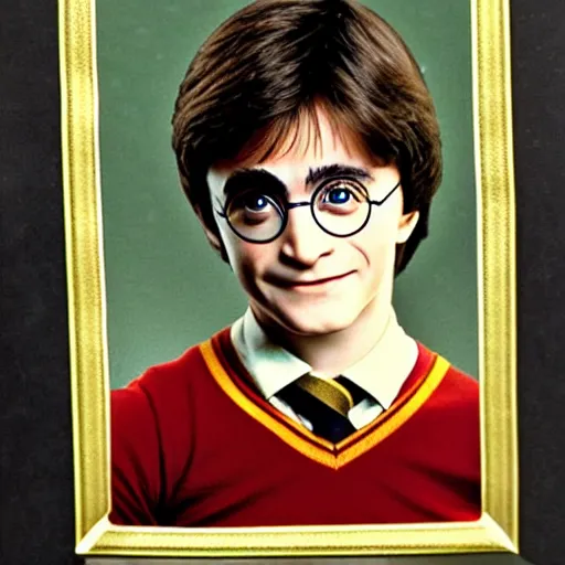 Image similar to Harry potter portrait, 1980 color photo, award winning