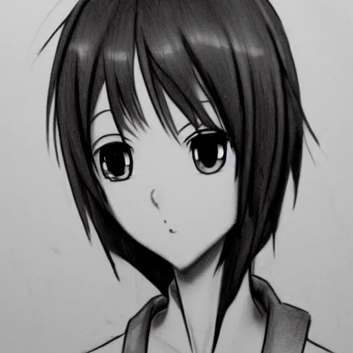 Drawing a generic anime girl #2 – chorvablog