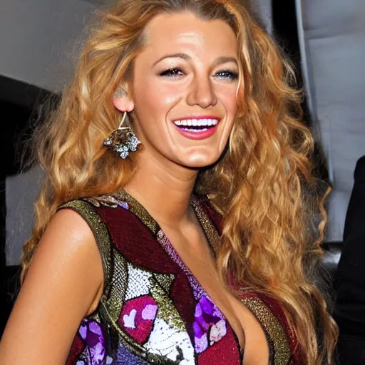 Image similar to blake lively mixed with carmen electra