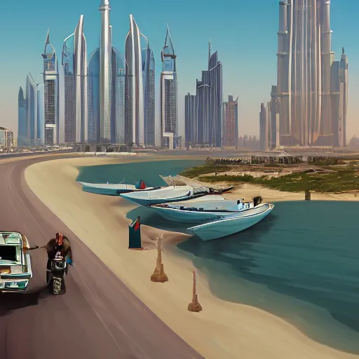 Image similar to gta : dubai by jama jura baev