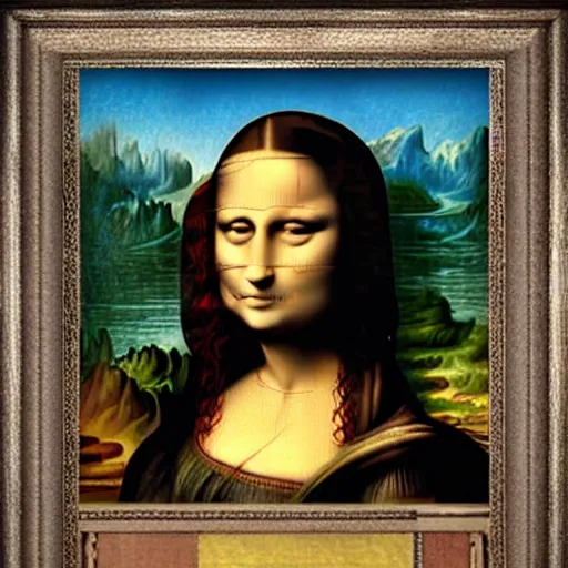 Image similar to mona lisa in avengers : endgame