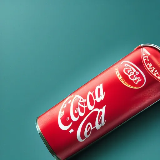 Image similar to a can of Coca Cola, product photography, 4K, award winning