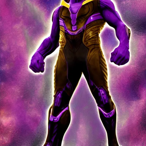 Prompt: Thanos digital art