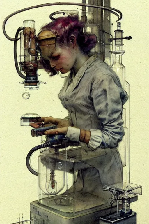 Prompt: ( ( ( ( ( 1 9 5 0 s retro science fiction laboratory. muted colors. ) ) ) ) ) by jean - baptiste monge!!!!!!!!!!!!!!!!!!!!!!!!!!!!!!