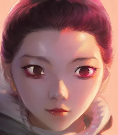 Image similar to beautiful Nezuko from Demon Slayer by Stanley Artgerm Lau, WLOP, Rossdraws, Frank Frazetta, Andrei Riabovitchev, Marc Simonetti, trending on artstation