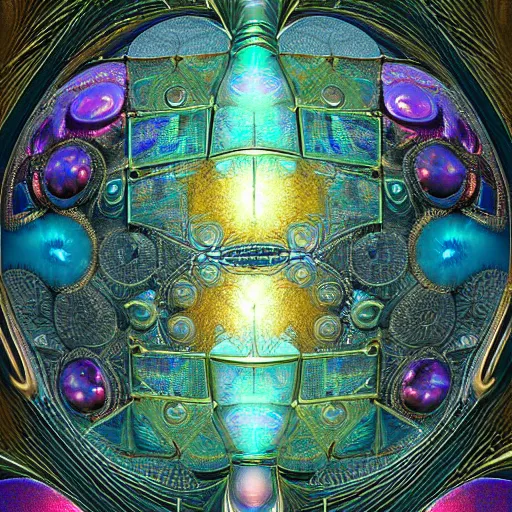 Image similar to ancient technological plethora of fractal textures and fenigy iridescent metals, 8 k resolution digital art by johfra bosschart and michael whelan, trending on artstation futuristic summer pool