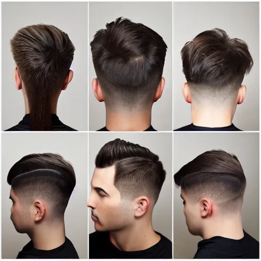 Image similar to epic haircut. hairstyling photography.