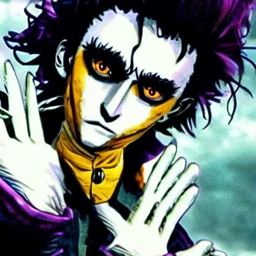 Image similar to edward scissorhands in jojo bizarre adventure