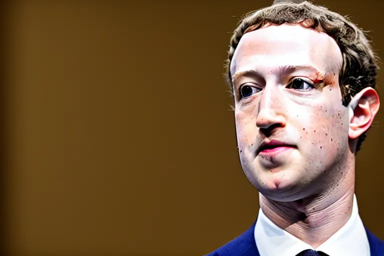 Prompt: royal mark Zuckerberg has to speak to his subjects