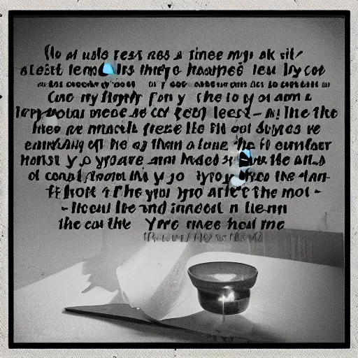 Prompt: as we rest here alone, like notes on a page, the finest to compose could not play our pain with a candle through time, i could still see your ghost but i can't close my eyes, for it for it is there where you haunt me most, where you haunt me most